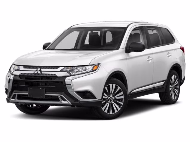 2020 White Mitsubishi Outlander SE 4X4 SUV