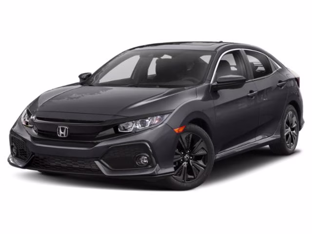 2019 Gray Honda Civic EX FWD Hatchback