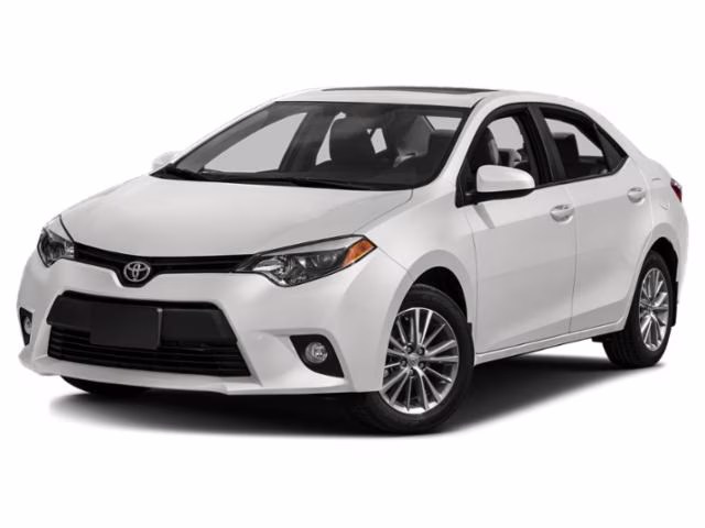 2015 Super White Toyota Corolla LE FWD Sedan
