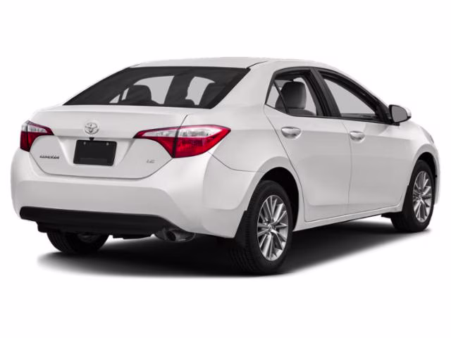 2015 Super White Toyota Corolla LE FWD Sedan