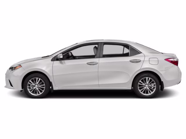 2015 Super White Toyota Corolla LE FWD Sedan