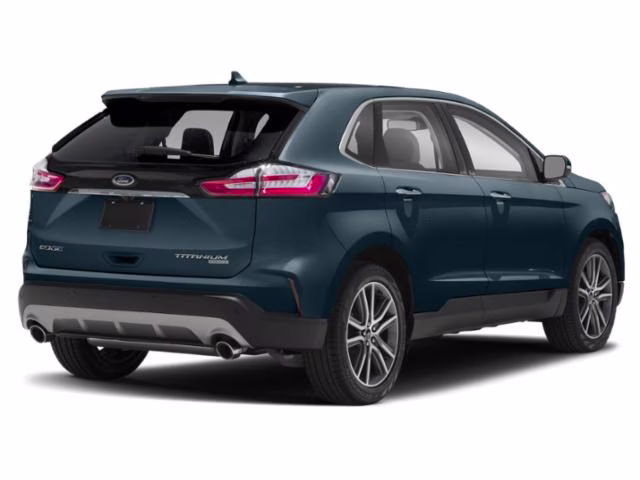 2019 Blue Metallic Ford Edge SEL AWD SUV