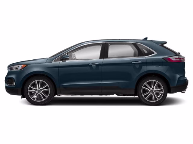2019 Blue Metallic Ford Edge SEL AWD SUV