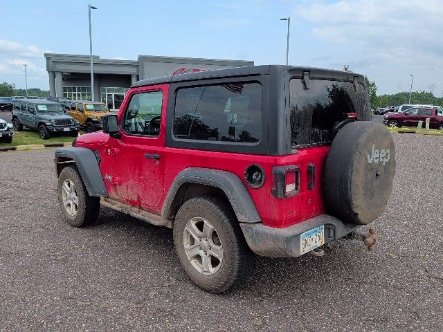2019 Firecracker Red Clearcoat Jeep Wrangler Sport S 4X4 SUV