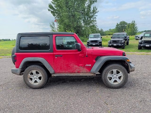 2019 Firecracker Red Clearcoat Jeep Wrangler Sport S 4X4 SUV