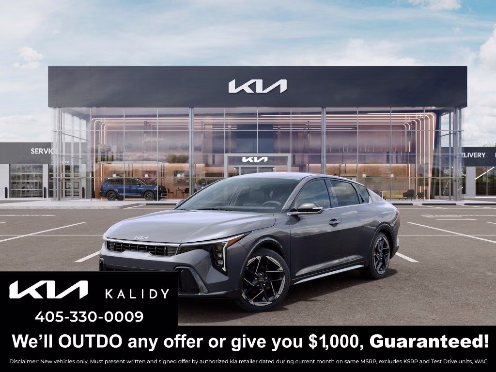 2026 Steel Gray Kia K4 GT-Line FWD Sedan