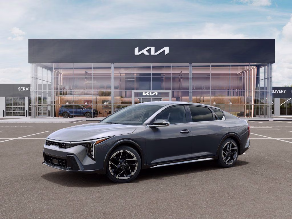 2026 Steel Gray Kia K4 GT-Line FWD Sedan