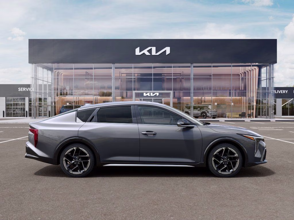 2026 Steel Gray Kia K4 GT-Line FWD Sedan