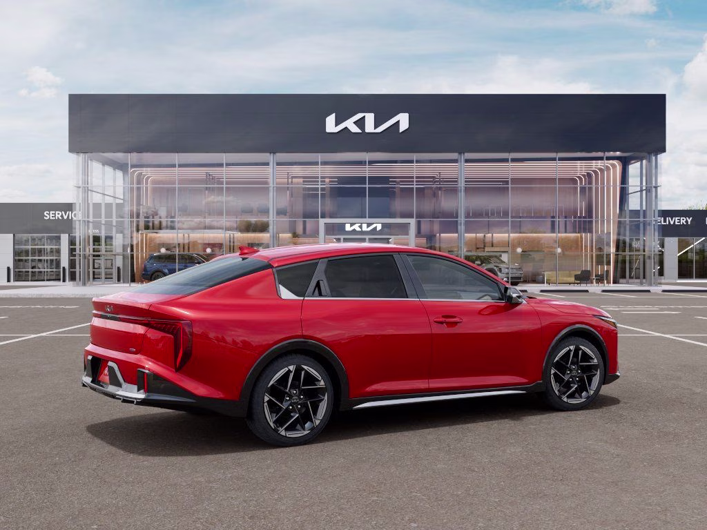 2026 Currant Red Kia K4 GT-Line FWD Sedan