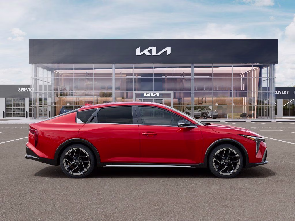 2026 Currant Red Kia K4 GT-Line FWD Sedan