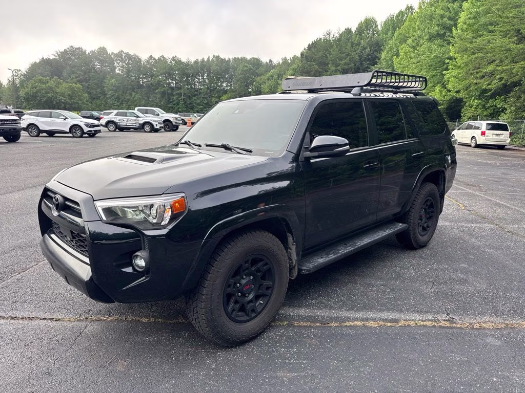 2021 Midnight Black Metallic Toyota 4Runner Venture 4X4 SUV