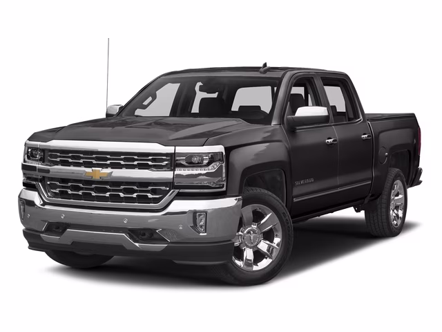 2017 Black Chevrolet Silverado 1500 LTZ RWD Truck