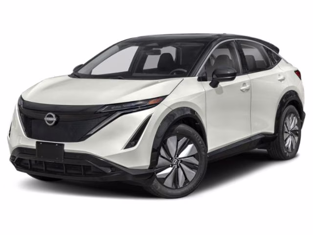 2023 Everest White Pearl Tricoat/Black Diamond Pearl Nissan Ariya VENTURE+ FWD SUV