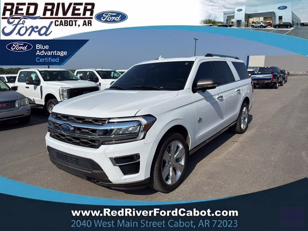 2024 Oxford White Ford Expedition Max King Ranch 4X4 SUV