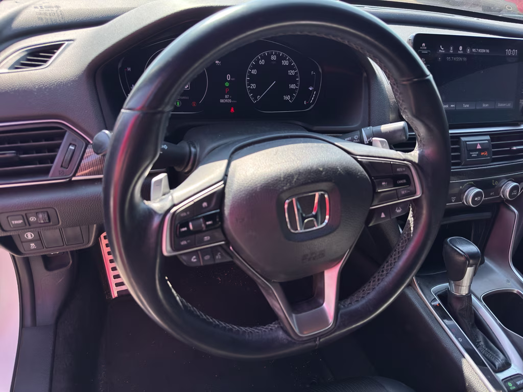 2021 Platinum White Pearl Honda Accord Sport FWD Sedan