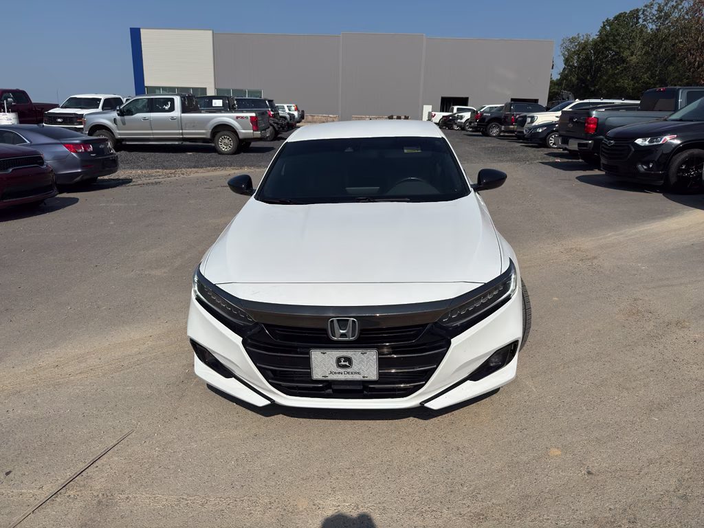 2021 Platinum White Pearl Honda Accord Sport FWD Sedan
