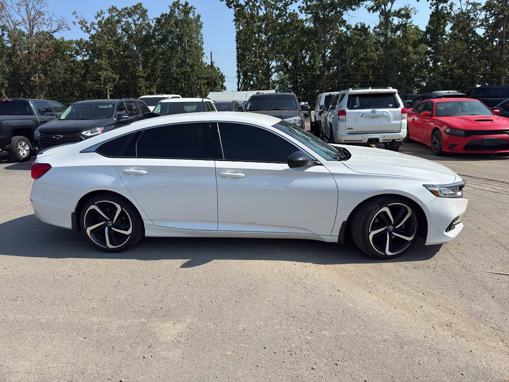 2021 Platinum White Pearl Honda Accord Sport FWD Sedan