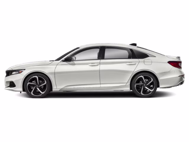 2021 White Honda Accord Sport FWD Sedan