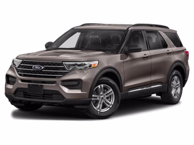 2021 Stone Gray Ford Explorer XLT 4X4 SUV