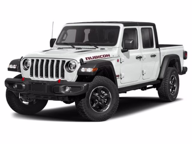 2022 Bright White Clearcoat Jeep Gladiator Rubicon 4X4 Truck