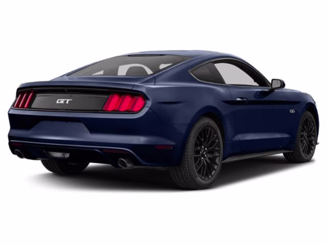 2015 Blue Ford Mustang GT Premium RWD Coupe