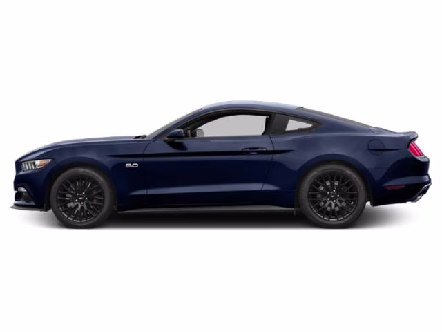 2015 Blue Ford Mustang GT Premium RWD Coupe