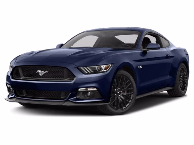 2015 Blue Ford Mustang GT Premium RWD Coupe