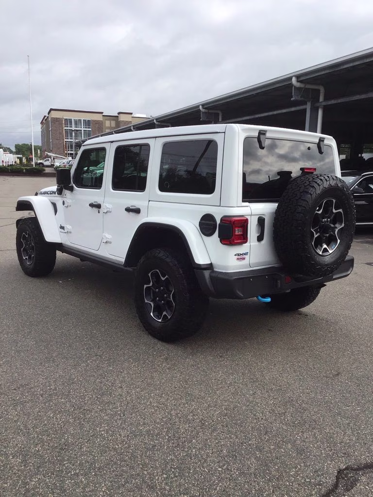 2023 Bright White Clearcoat Jeep Wrangler Rubicon 4xe 4X4 SUV