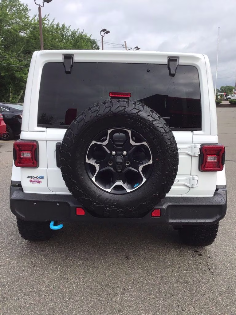 2023 Bright White Clearcoat Jeep Wrangler Rubicon 4xe 4X4 SUV