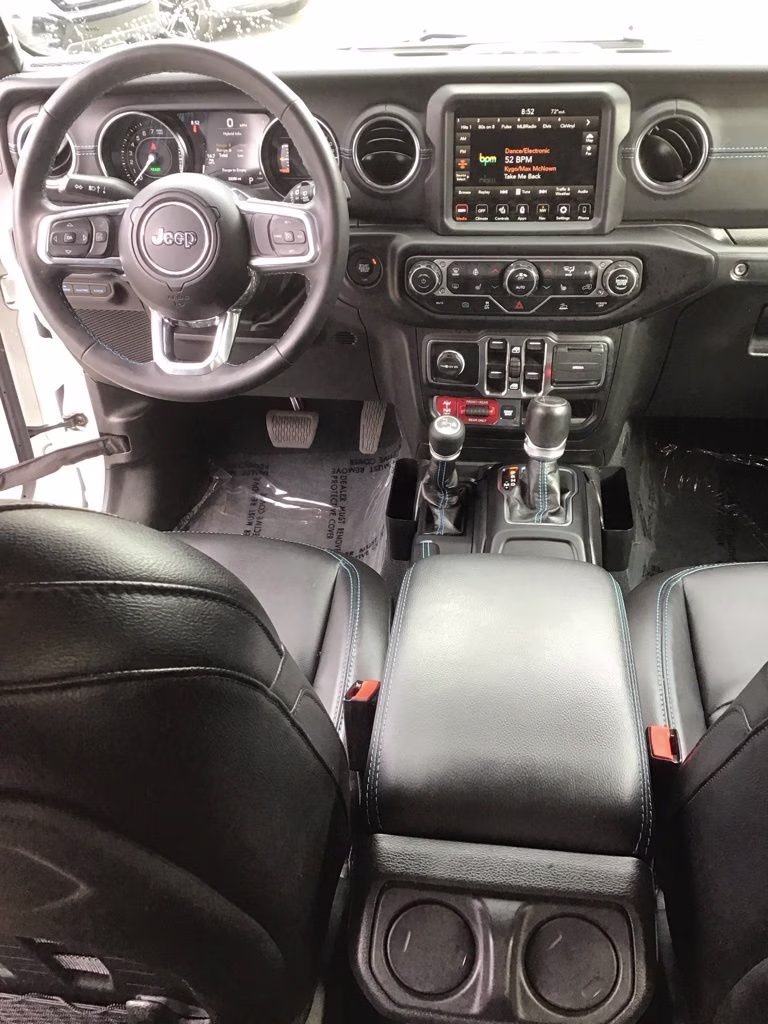 2023 Bright White Clearcoat Jeep Wrangler Rubicon 4xe 4X4 SUV