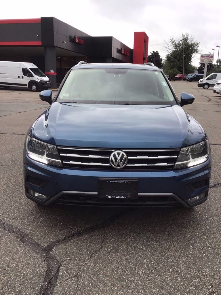 2018 Blue Metallic Volkswagen Tiguan 2.0T SEL AWD SUV