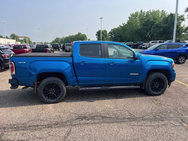 2022 Dynamic Blue Metallic GMC Canyon Elevation 4X4 Truck