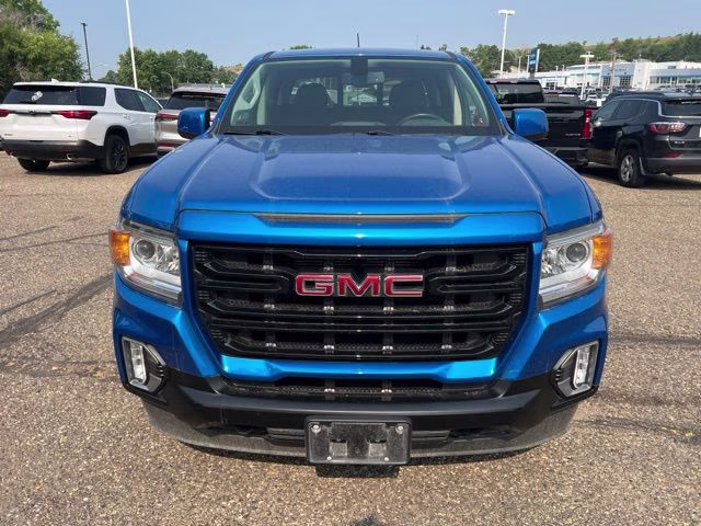 2022 Dynamic Blue Metallic GMC Canyon Elevation 4X4 Truck