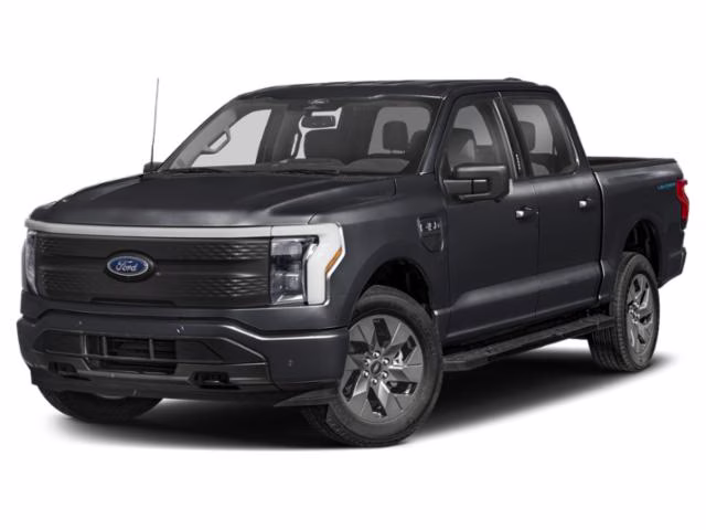 2025 Black Metallic Ford F-150 Lightning XLT AWD Truck