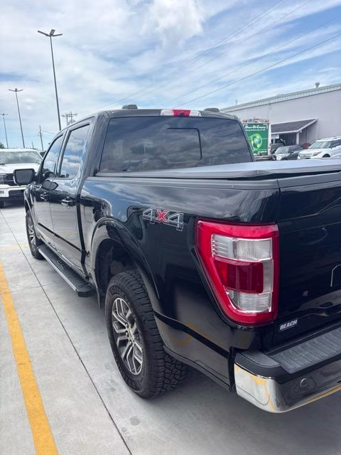 2021 Black Metallic Ford F-150 Lariat 4X4 Truck