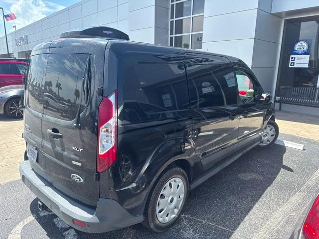 2015 Black Ford Transit Connect XLT FWD Van