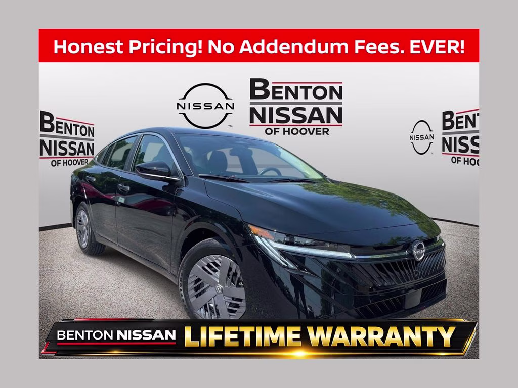 2026 Super Black Nissan Sentra S FWD Sedan