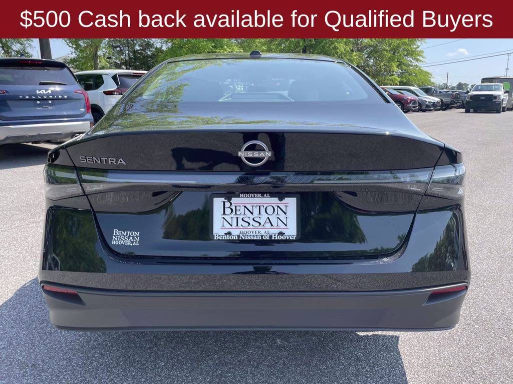 2026 Super Black Nissan Sentra S FWD Sedan
