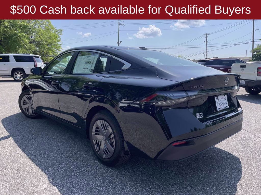 2026 Super Black Nissan Sentra S FWD Sedan
