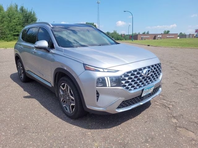 2021 Shimmering Silver Hyundai Santa Fe Limited FWD SUV