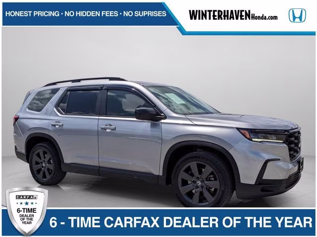 2025 Silver Honda Pilot Sport AWD SUV