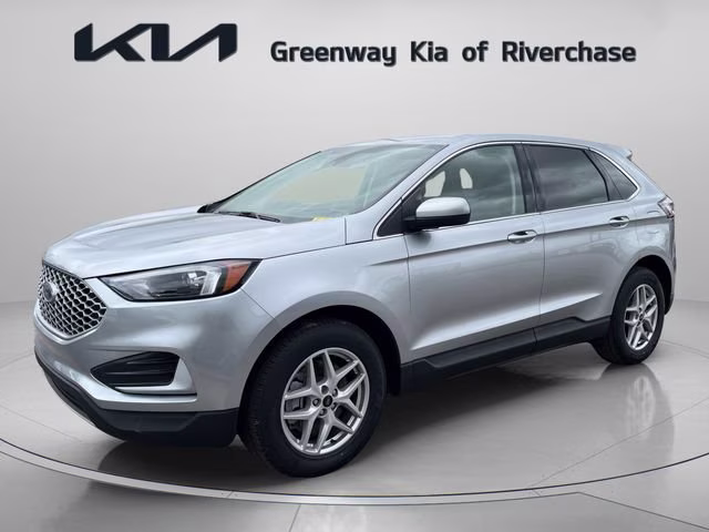 2023 Silver Metallic Ford Edge SEL AWD SUV