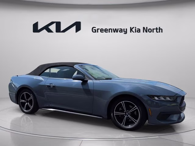 2024 Vapor Blue Ford Mustang EcoBoost Premium RWD Convertible