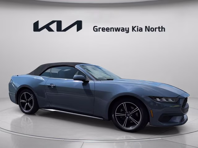 2024 Vapor Blue Ford Mustang EcoBoost Premium RWD Convertible