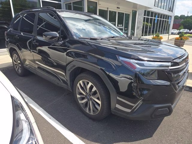 2025 Crystal Black Silica Subaru Forester Touring AWD SUV