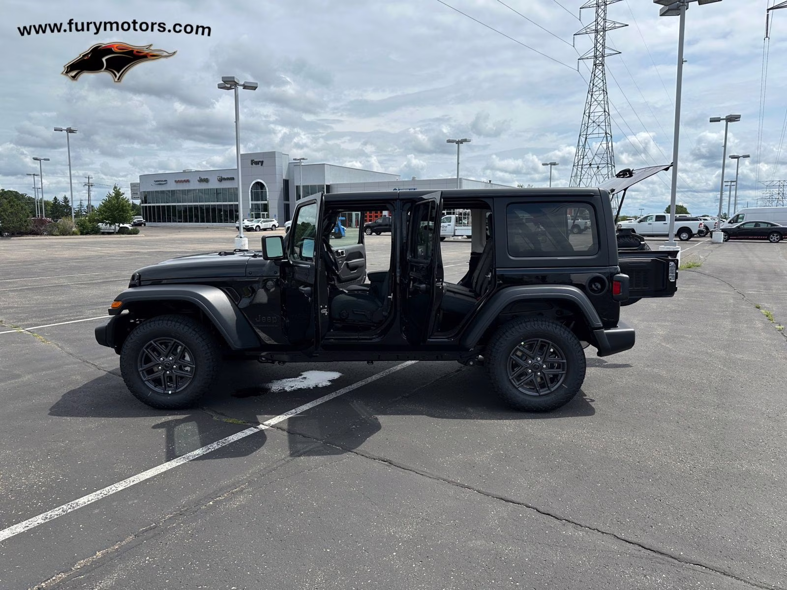 2025 Black Clearcoat Jeep Wrangler Sport S 4X4 SUV