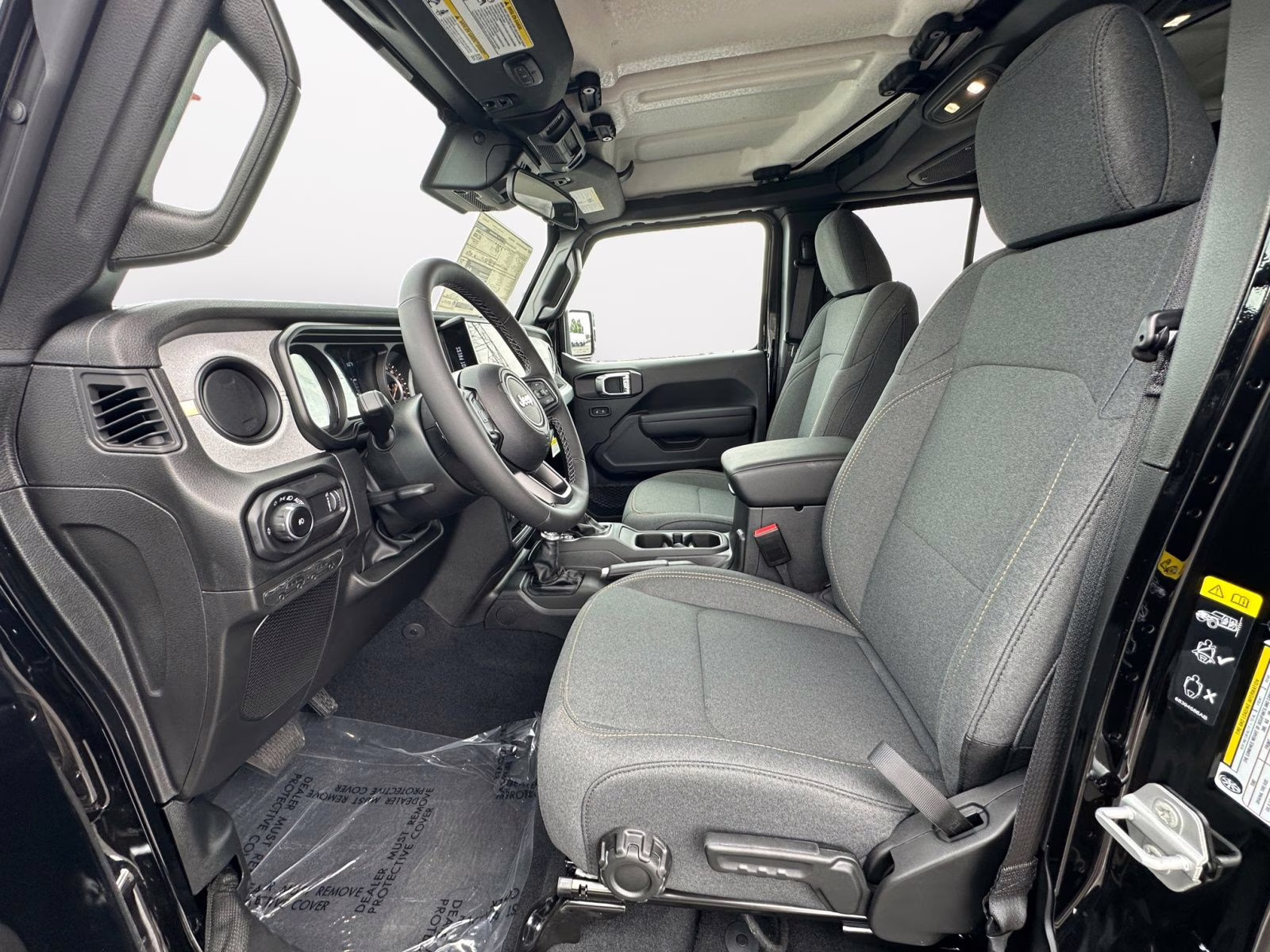 2025 Black Clearcoat Jeep Wrangler Sport S 4X4 SUV