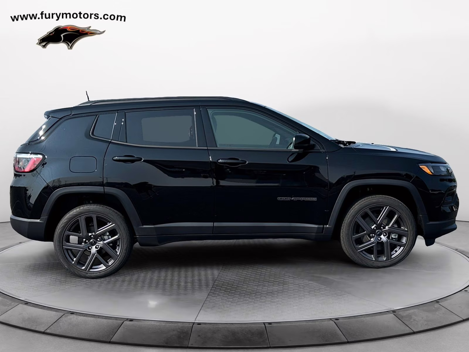 2025 Diamond Black Crystal Pearlcoat Jeep Compass Limited 4X4 SUV