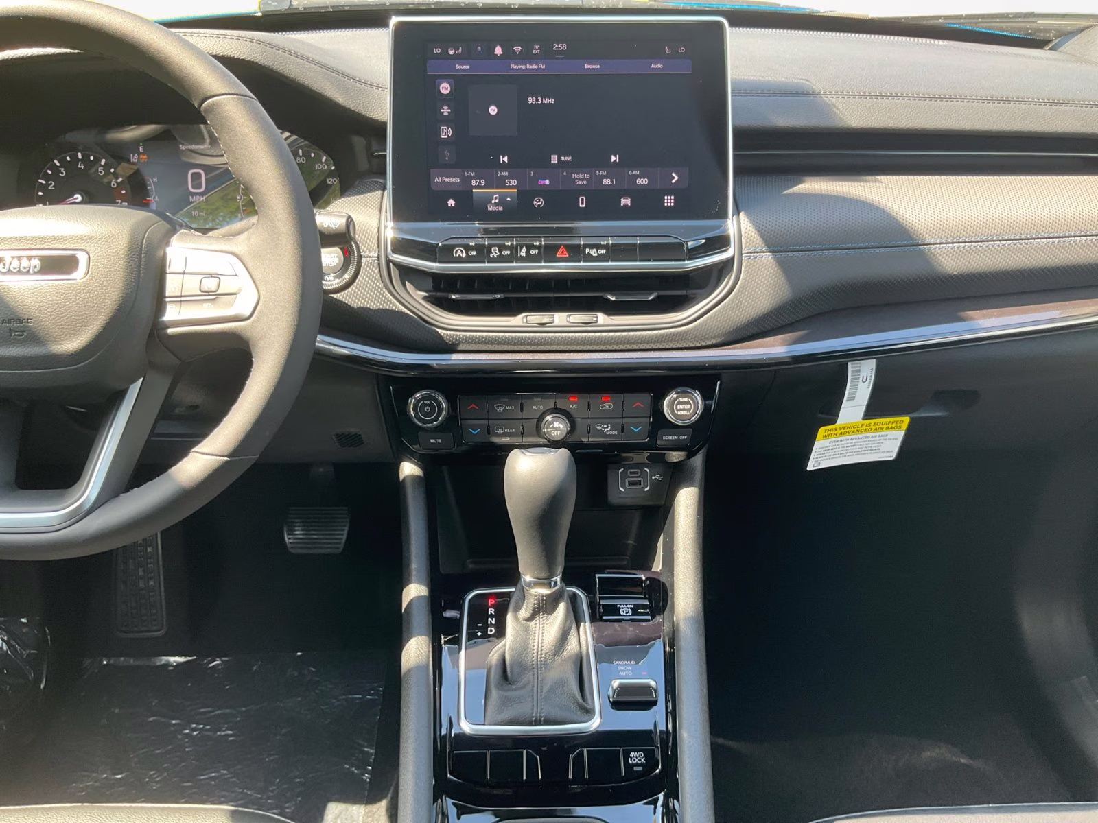 2025 Hydro Blue Pearlcoat Jeep Compass Limited 4X4 SUV