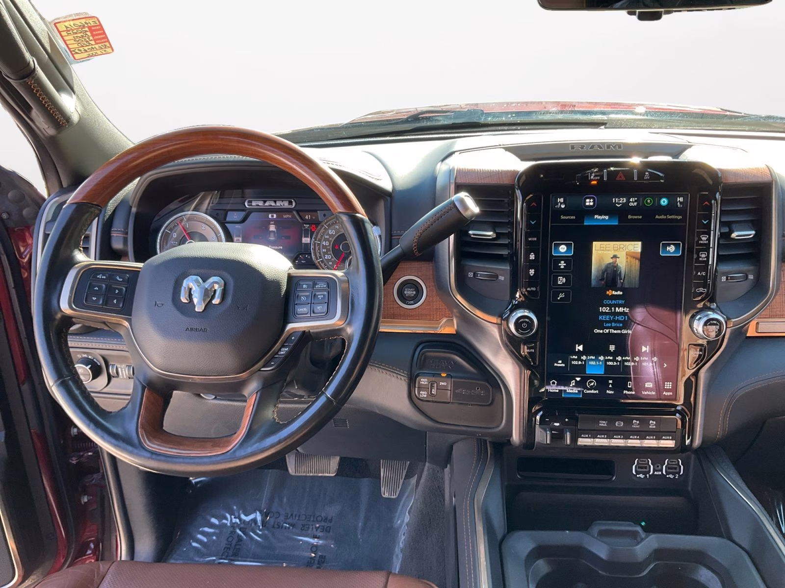 2022 Delmonico Red Pearlcoat Ram 3500 Limited Longhorn 4X4 Truck